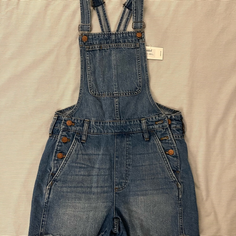 MadewellxGoop Denim Shorts Overalls